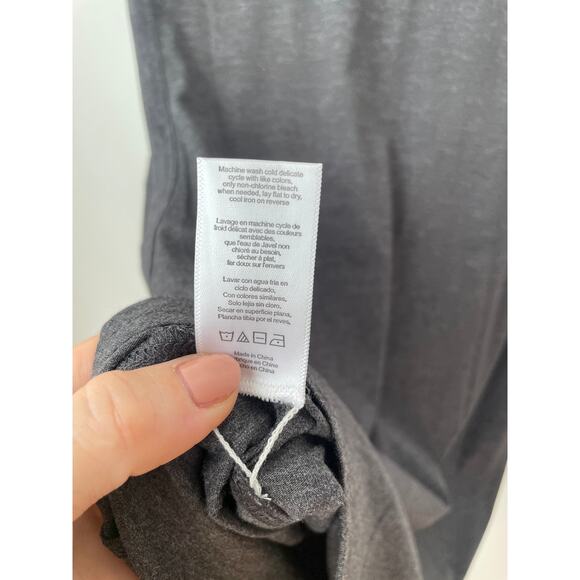 Lunya Restore Gray Muscle Tee Pima Cotton - Picture 7 of 7